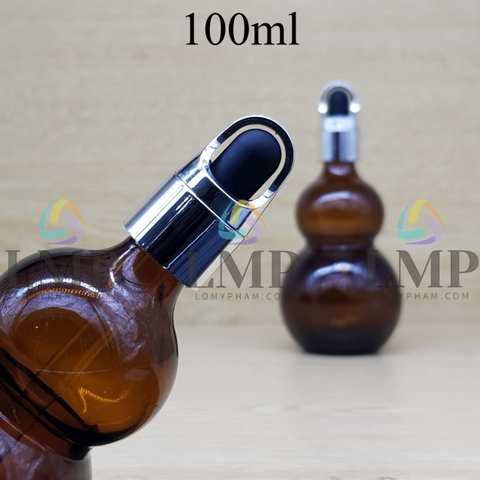 Chai hồ lô nắp bóp quai xách 100ml