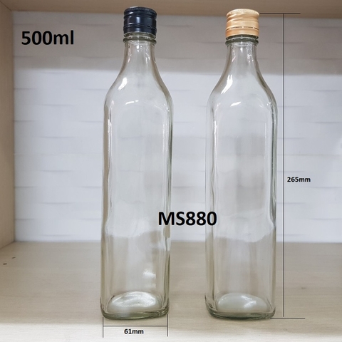 Chai vuông 500ml