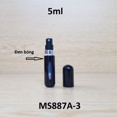 Chai chiết nước hoa màu bóng 5ml