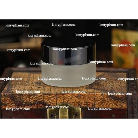 Hũ thủy tinh nắp bạc 20g