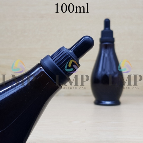 Chai đèn dầu nắp bóp sọc dày 100ml