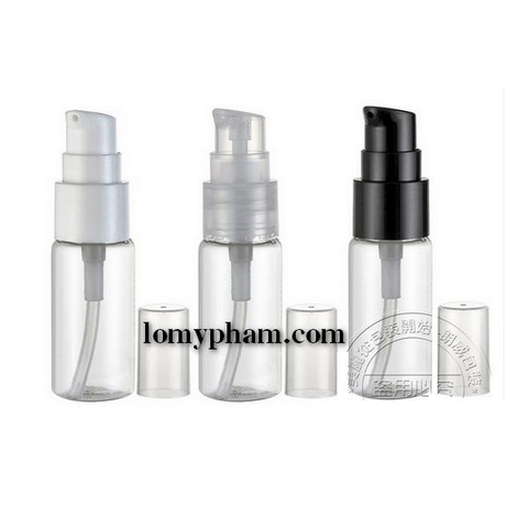Chai trong vai ngang nắp xịt giọt 10ml