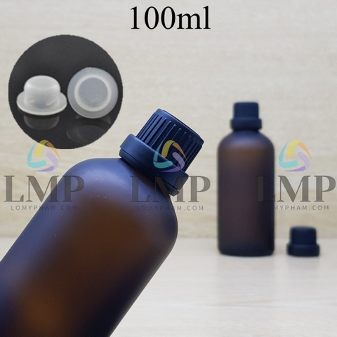Chai tinh dầu phun mờ nắp dày 100ml