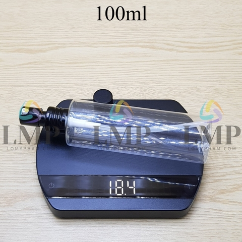 Chai PET vai ngang đầu nhôm giọt cao 100ml