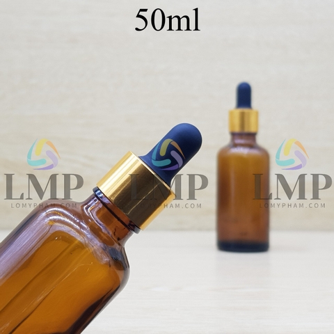 Chai tinh dầu nắp bóp khoen nhôm 50ml