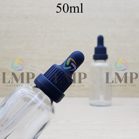 Chai tinh dầu nắp bóp sọc dày 50ml