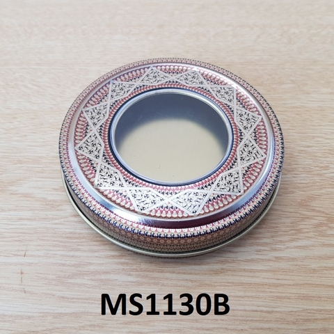 Hộp nhôm saffron hình hoa văn B