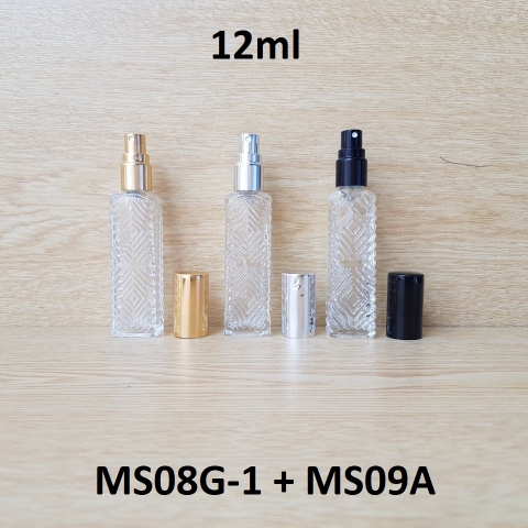 Chai mê cung nắp KO viền 12ml