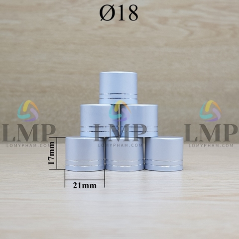 Nắp xi 2 viền Ø18 ( ko kèm nút chặn )