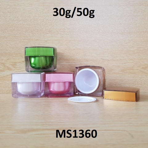 Hũ face dáng vuông 30g/50g