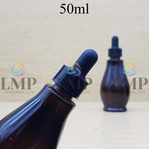 Chai đèn dầu nắp bóp khoen nhựa sọc 50ml