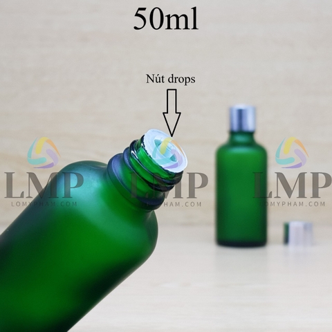 Chai tinh dầu phun mờ nắp xi KO viền 50ml