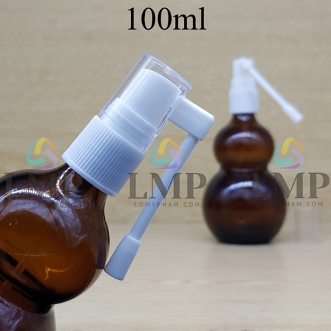 Chai hồ lô xịt mũi xoay 360 độ 100ml