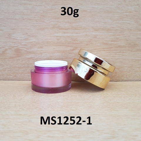 Hũ kem nắp vàng 30g