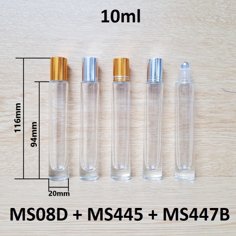 Chai lăn tròn bi sắt 10ml