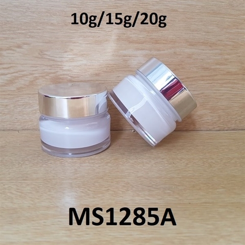 Hũ kem Q20 cao cấp trơn nắp xi