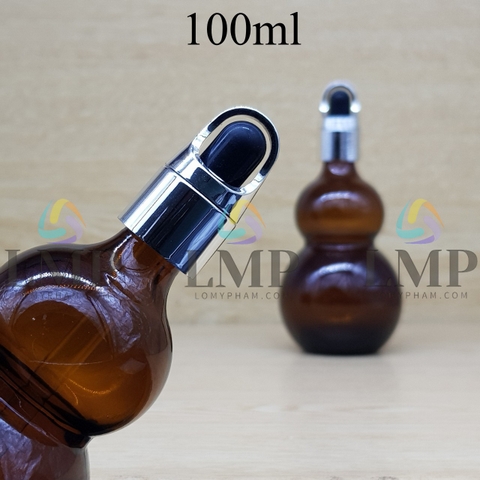 Chai hồ lô nắp bóp quai xách 100ml