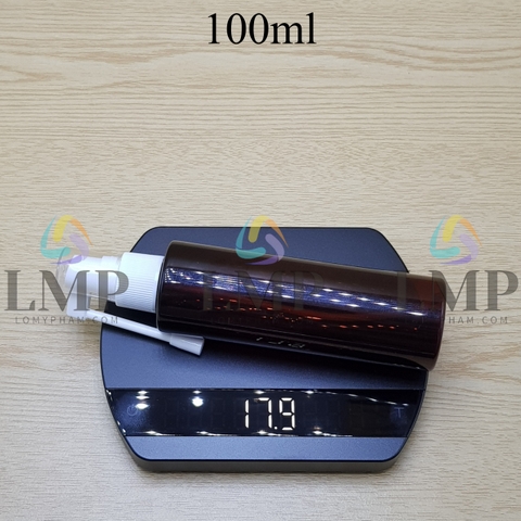 Chai PET vai ngang đầu xịt mũi 360 độ 100ml