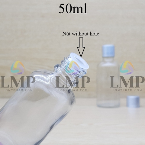 Chai tinh dầu nắp xi 2 viền 50ml