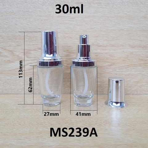 Chai Lu trong nắp bạc 30ml