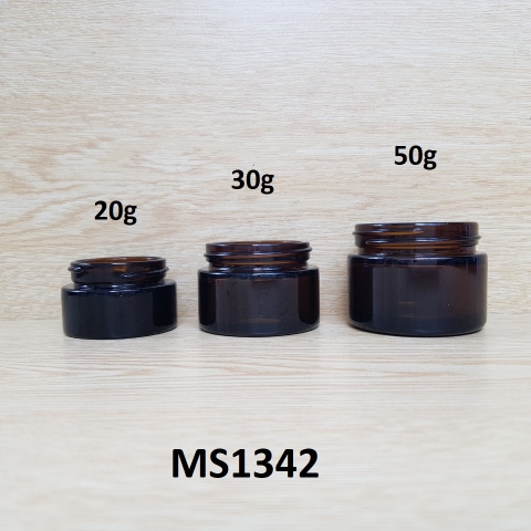 Hũ thủy tinh nâu 20g