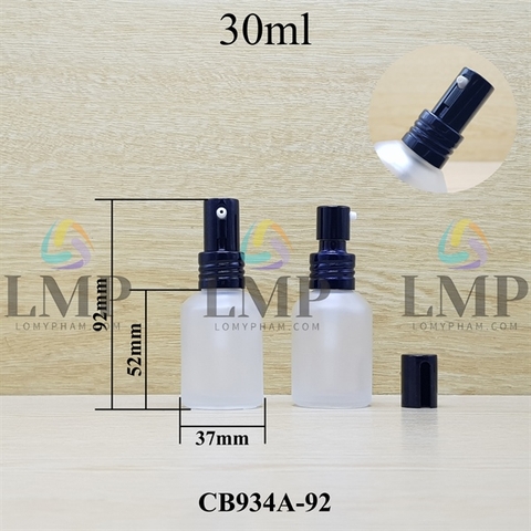 Chai thủy tinh vát đầu nhôm giọt cao 30ml