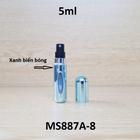 Chai chiết nước hoa màu bóng 5ml