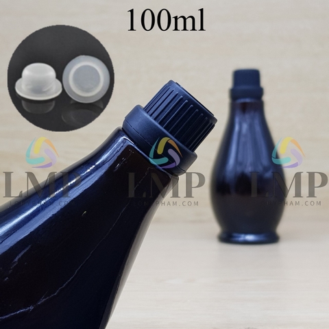Chai đèn dầu nắp dày 100ml