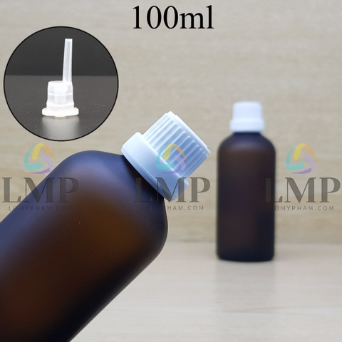 Chai tinh dầu phun mờ nắp dày 100ml