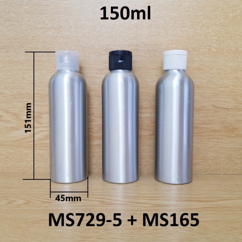 Chai nhôm nắp bật 150ml