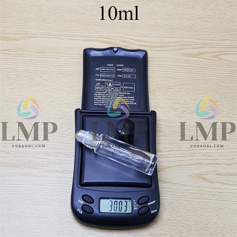 Chai thủy tinh bi lăn 10ml