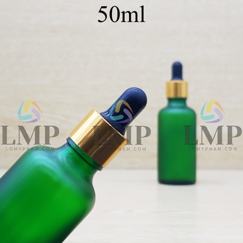 Chai tinh dầu phun mờ nắp bóp khoen nhôm 50ml