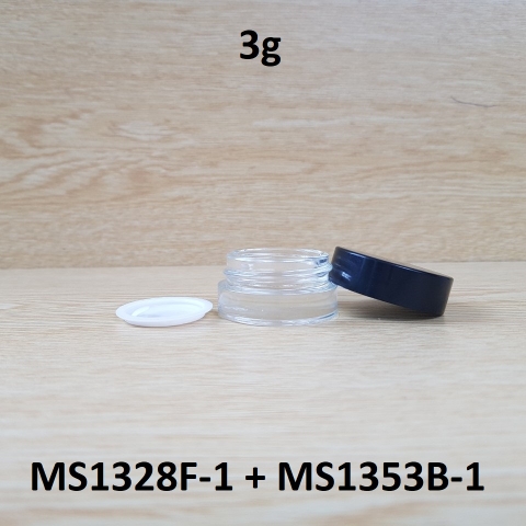 Hũ thủy tinh trong 5g