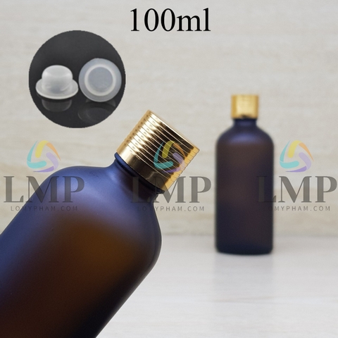 Chai tinh dầu phun mờ nắp sọc 100ml
