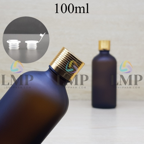 Chai tinh dầu phun mờ nắp sọc 100ml