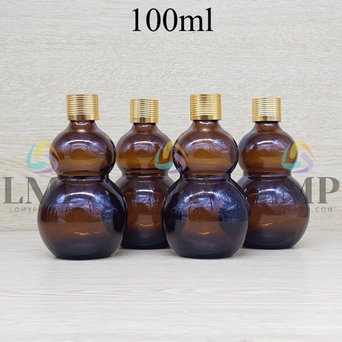 Chai hồ lô nắp sọc 100ml