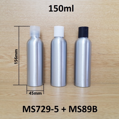 Chai nhôm nắp nhấn 150ml