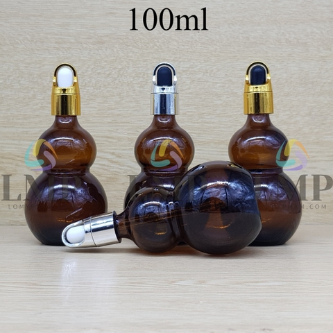 Chai hồ lô nắp bóp quai xách 100ml