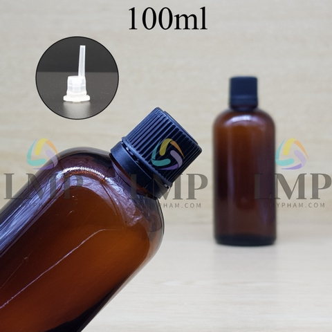 Chai tinh dầu nắp nhựa mỏng 100ml