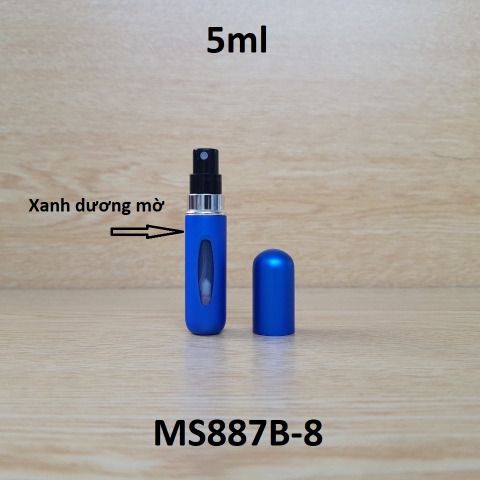 Chai chiết nước hoa màu mờ 5ml