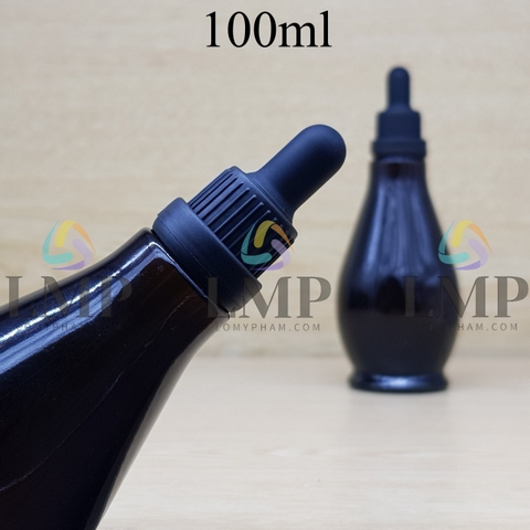 Chai đèn dầu nắp bóp sọc dày 100ml