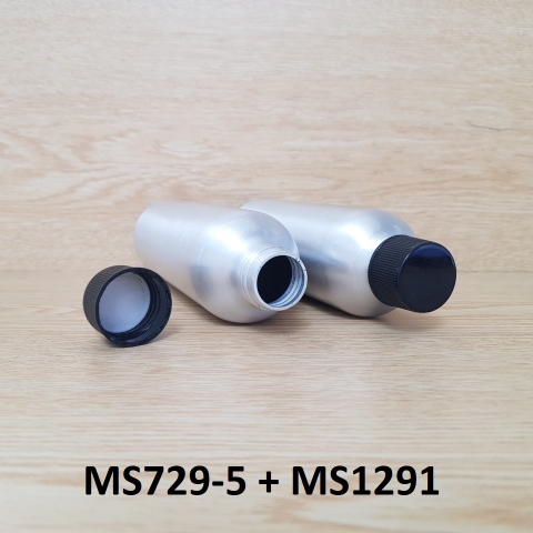 Chai nhôm nắp vặn sọc 150ml