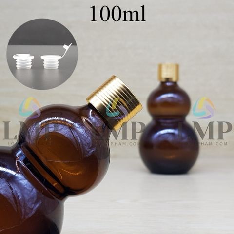 Chai hồ lô nắp sọc 100ml