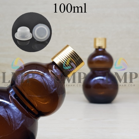 Chai hồ lô nắp sọc 100ml