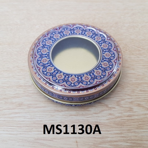 Hộp nhôm saffron hình hoa văn A