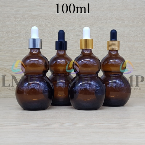 Chai hồ lô nắp bóp khoen nhôm 100ml