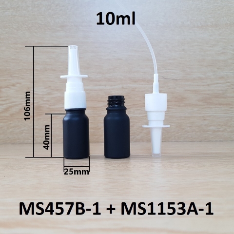 Chai tinh dầu phun mờ xịt mũi thẳng 10ml