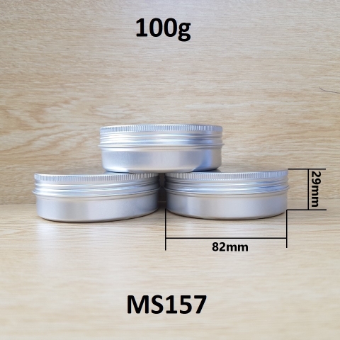 Hộp Nhôm Tròn 100g