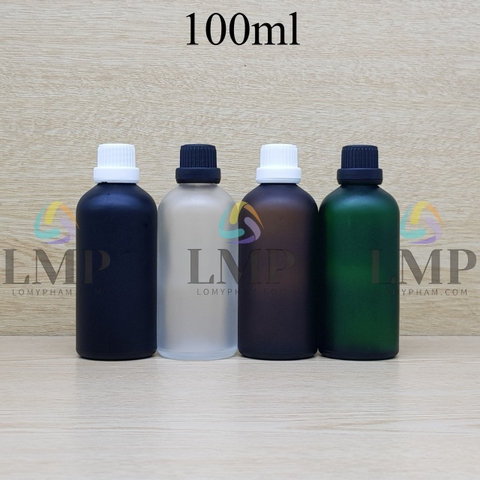 Chai tinh dầu phun mờ nắp dày 100ml