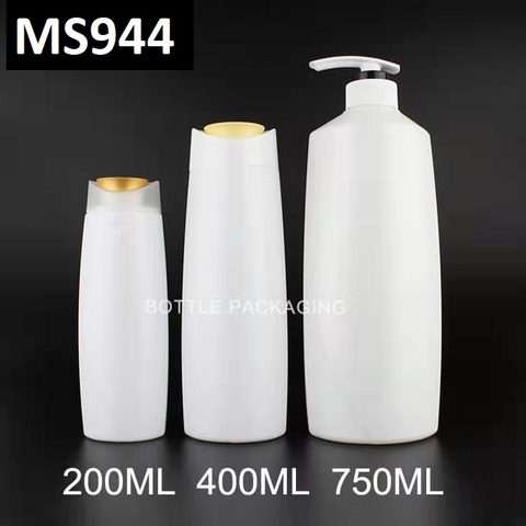 Chai dầu gội HDPE trắng 200ml 400ml 750ml